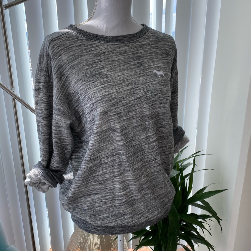 Victoria’s Secret Pink Marl Grey Sweatshirt